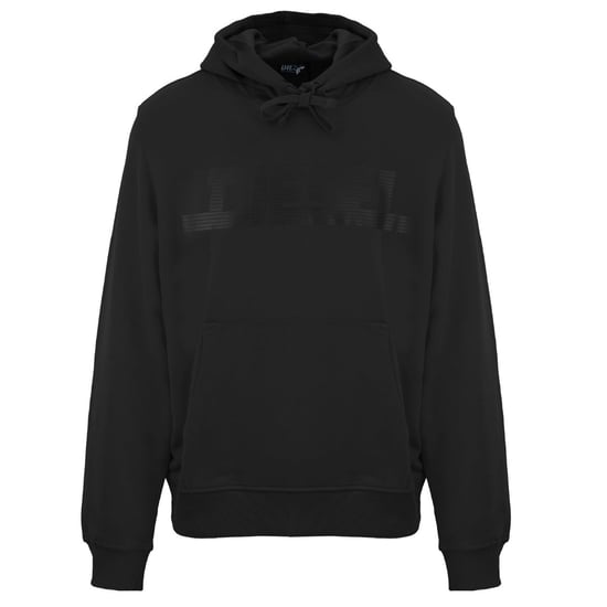 Diesel Monotone Logo Zwarte Kaviaar Hoodie - Image 1