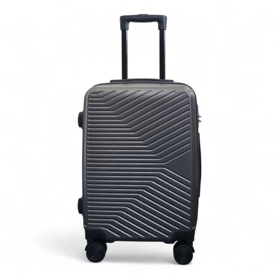 Hard Shell Grey Cabin 48 x 37 x 20 cm Luggage Suitcase Suitable for Easyjet, Ryanair - Image 2