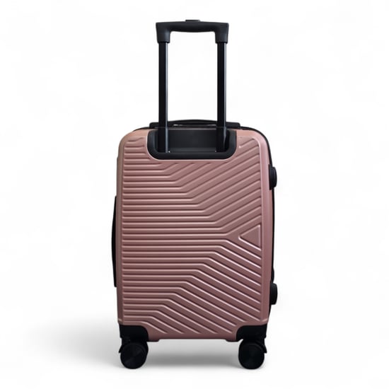 Hard Shell Rose Gold Cabin 48 x 37 x 20 cm Secure Luggage Suitcase Suitable for Easyjet, Ryanair - Image 6