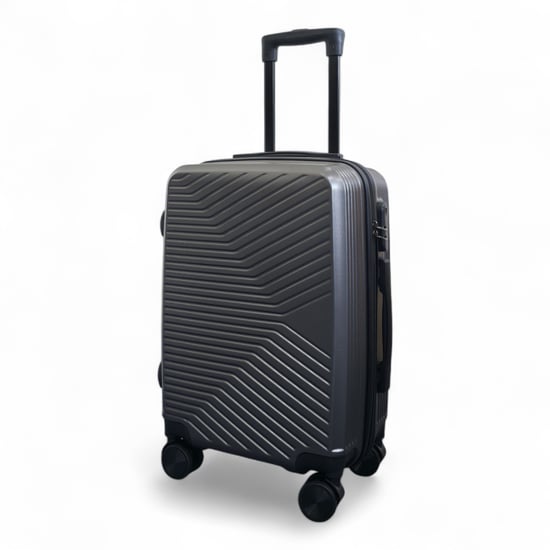 Hard Shell Grey Cabin 48 x 37 x 20 cm Secure Luggage Suitcase Suitable for Easyjet, Ryanair - Image 4