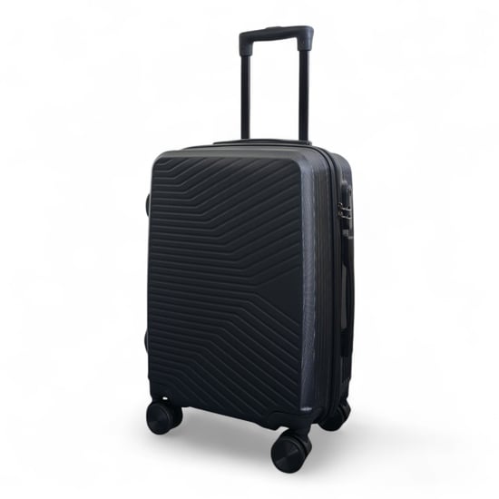 Hard Shell Black Cabin 48 x 37 x 20 cm Luggage Suitcase Suitable for Easyjet, Ryanair - Image 5