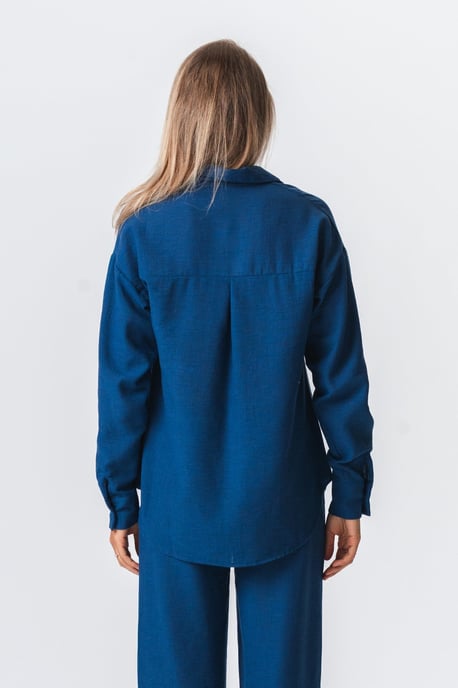 Lilly Shirt - Marineblauw - Image 3