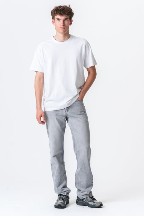 Relaxed Fit Jeans - Grå denim - Image 3