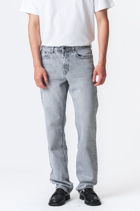 Relaxed Fit Jeans - Grå denim - Image 4