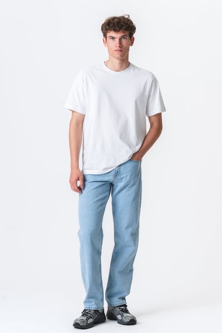 Relaxed Fit Jeans - Ljusblå Denim - Image 3