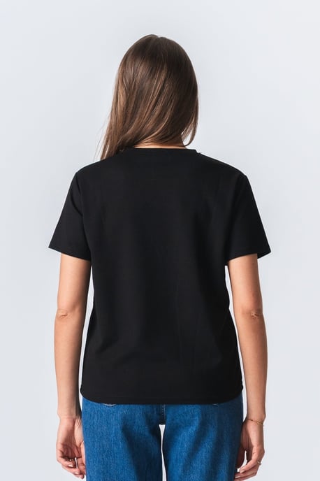 Leah Loose T-shirt - Black - Image 3