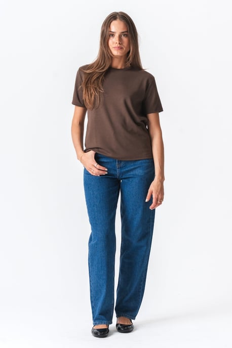 Leah Loose T-shirt - Bruin - Image 2