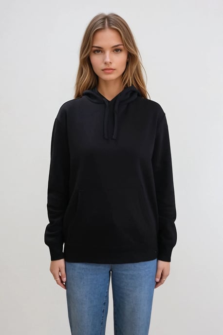 Essential Hoodie - Svart - Image 2