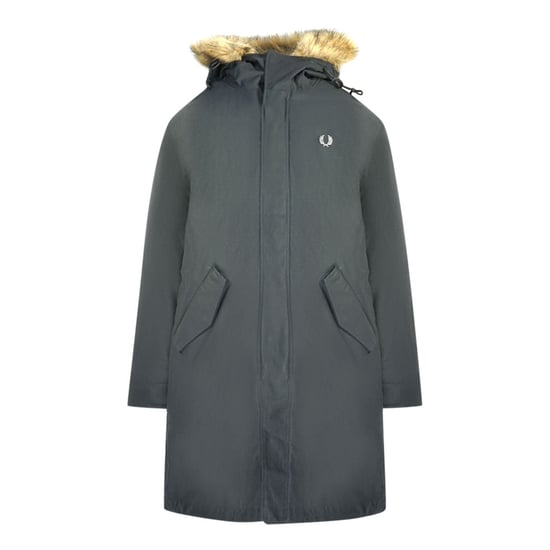 Fred Perry Zwarte Parka Met Capuchon - Image 1