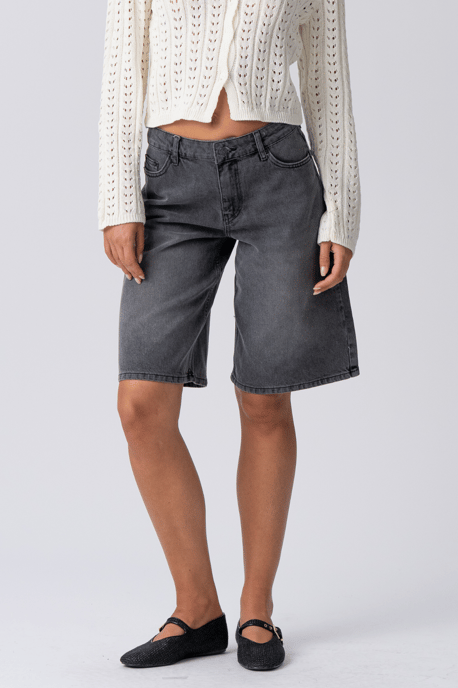 Denim Jorts - Zwarte denim - Image 4