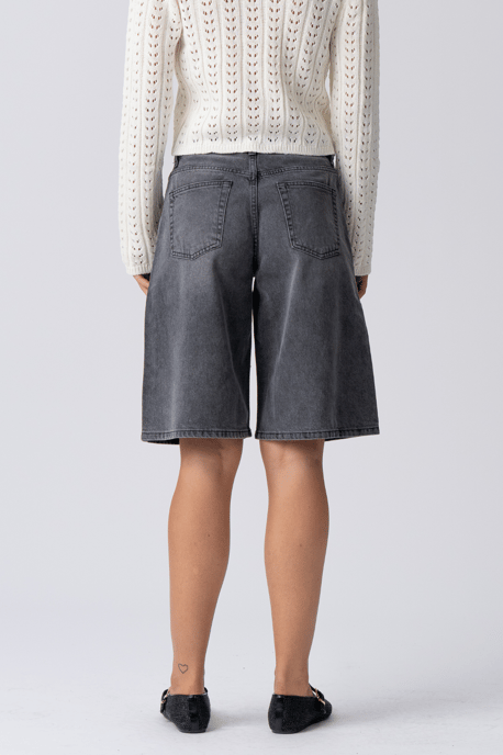 Denim Jorts - Zwarte denim - Image 5