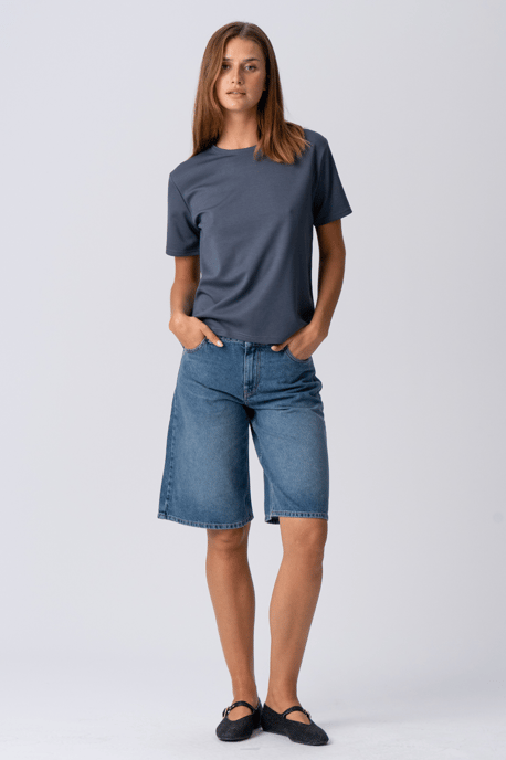 Denim Jorts - Blauwe denim - Image 4