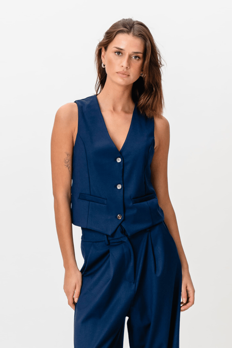 Nadia Vest - Marineblauw - Image 1