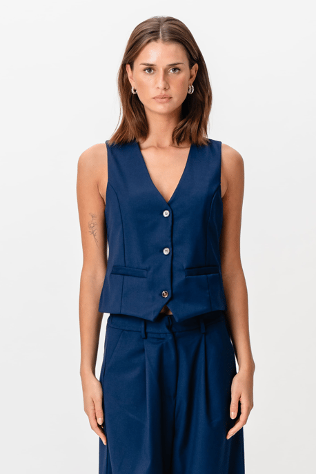 Nadia Vest - Marineblauw - Image 3