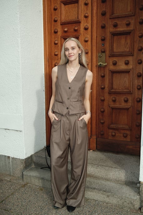 Nadia Broek - Taupe - Image 5