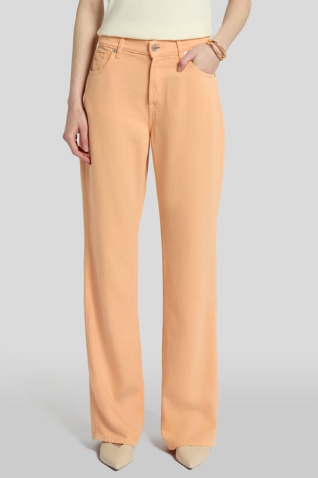 Ladies Pants Tess Trouser Colored Tencel Straight Fit - Image 1