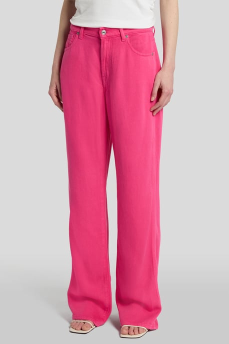 Ladies Pants Tess Trouser Colored Tencel Straight Fit - Image 1