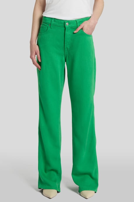 Ladies Pants Tess Trouser Colored Tencel Straight Fit - Image 1