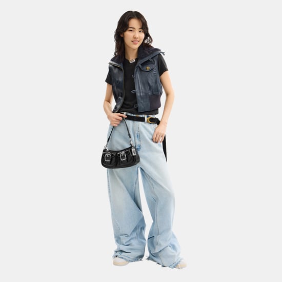 Ashton Shoulder Bag in Glazed Leather - Image 5