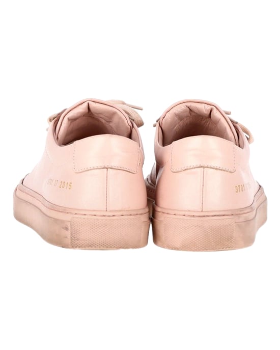 Common Projects Original Achilles Lage Sneakers in Roze Leer - Image 3
