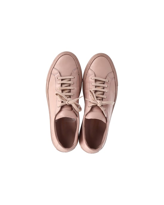 Common Projects Original Achilles Lage Sneakers in Roze Leer - Image 5