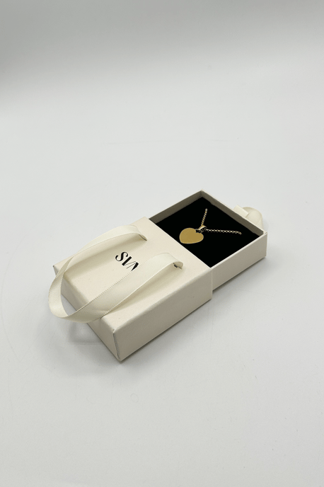 Heart Shape Pendant Necklace in Gold - Gift boxed - Image 6
