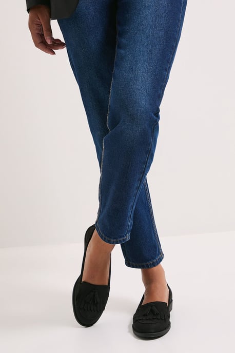 Wide Fit Leigh Fringe Loafers - Image 2
