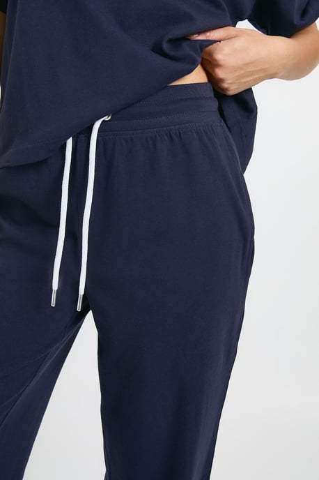 Contrast Drawcord Straight Leg Trouser - Image 4