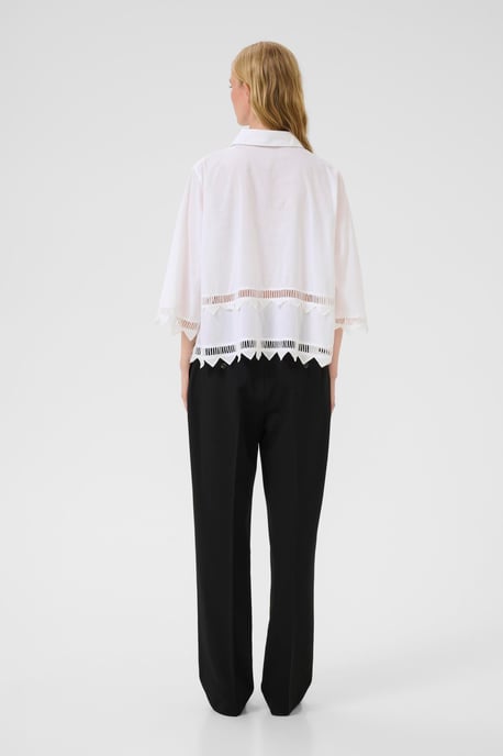 3/4 mouw KBOmmi 3/4 mouw Baggy fit white - Image 2