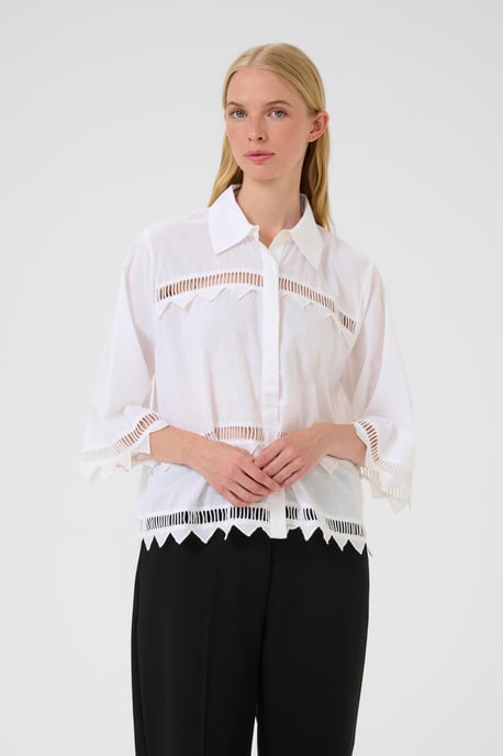 3/4 mouw KBOmmi 3/4 mouw Baggy fit white - Image 3