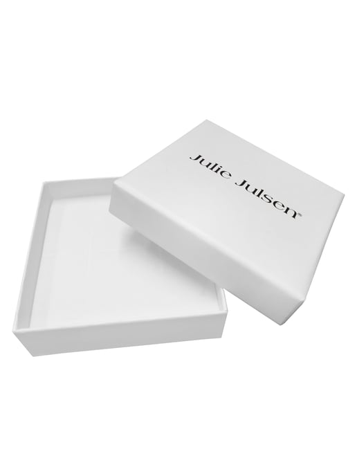 Julie Julsen Stud earrings 925 silver rhodium-plated white zirconia - Image 2