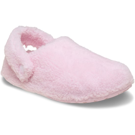 Crocs Classic Cozzzy Polyester Dames Roze Melk Slippers - Image 1