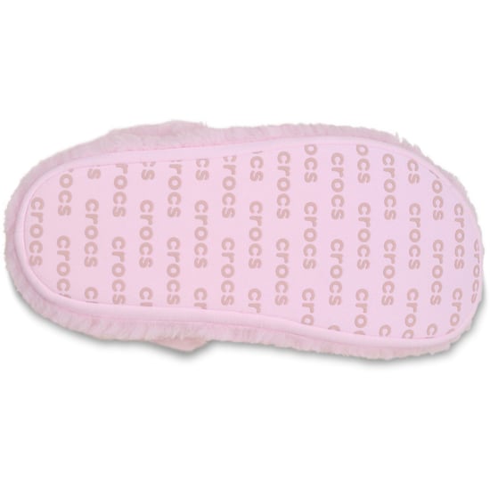 Crocs Classic Cozzzy Polyester Women's Pink Milk Slippers - Image 4