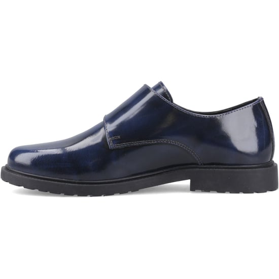 Hush Puppies Verity Hi-Shine Leder Dames Navy Schoenen - Image 4