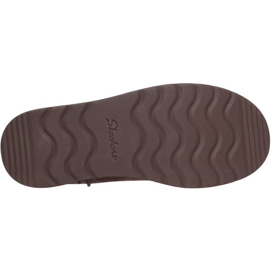 Skechers Keep Cozy Läder Kvinna Choklad Vinter Ankellånga Stövlar - Image 2