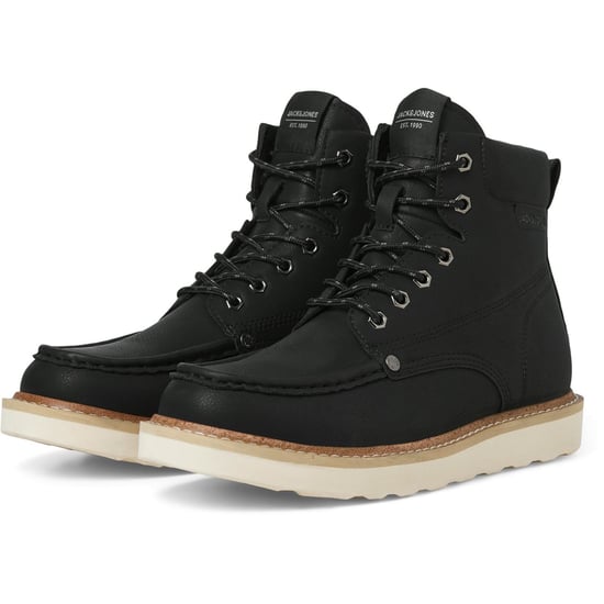 Jack & Jones Archway Moc Polyurethaan Heren Antraciet Enkellaarsjes - Image 1