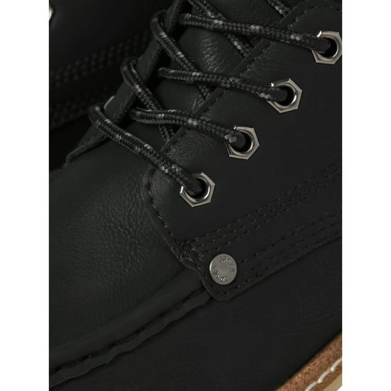 Jack & Jones Archway Moc Polyurethaan Heren Antraciet Enkellaarsjes - Image 6