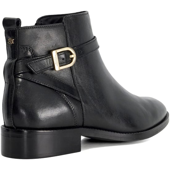 Dune Pemma Leather Women's Black Boots - Image 2