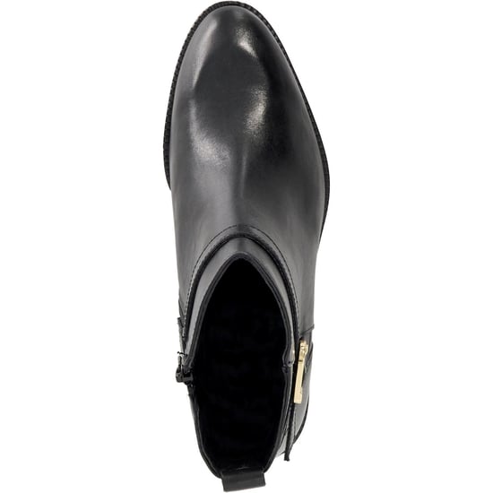 Dune Pemma Leather Women's Black Boots - Image 3