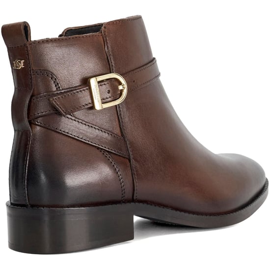 Dune Pemma Leather Women's Brown Boots - Image 2