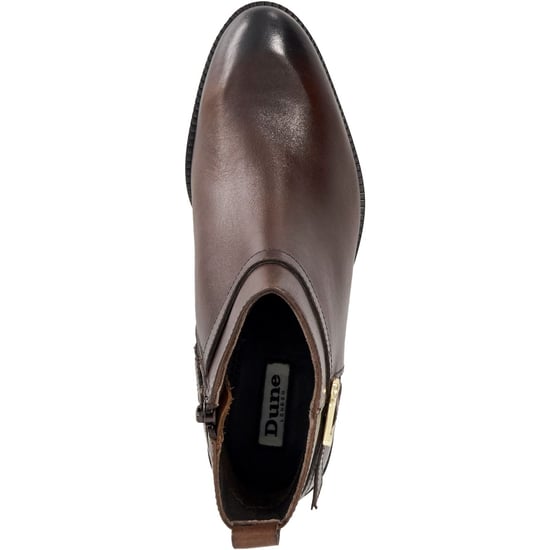Dune Pemma Leather Women's Brown Boots - Image 3