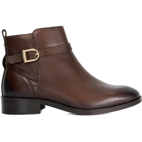 Dune Pemma Leather Women's Brown Boots - Image 4