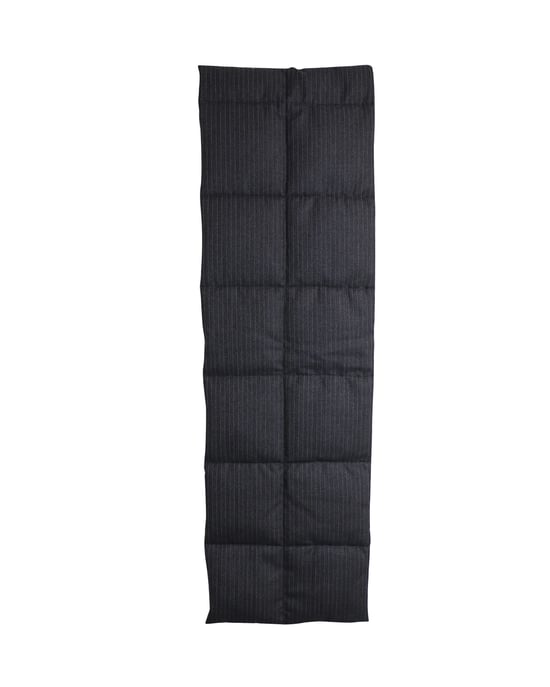 Dries Van Noten Vadderad Halsduk i Grå Ull - Image 1