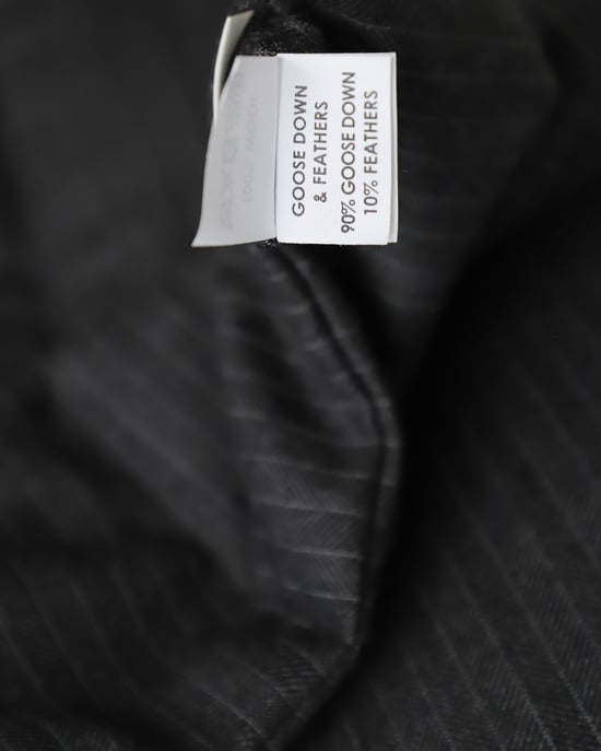 Dries Van Noten Vadderad Halsduk i Grå Ull - Image 5
