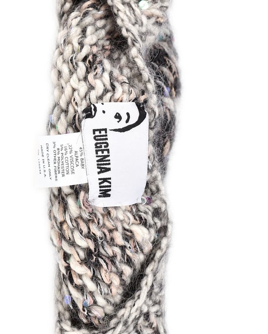 Eugenia Kim Baret Hoed in Grijze Alpaca Wol - Image 2