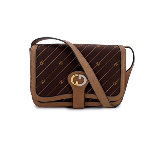 Gucci Vintage Stoffen Schoudertas - Image 1