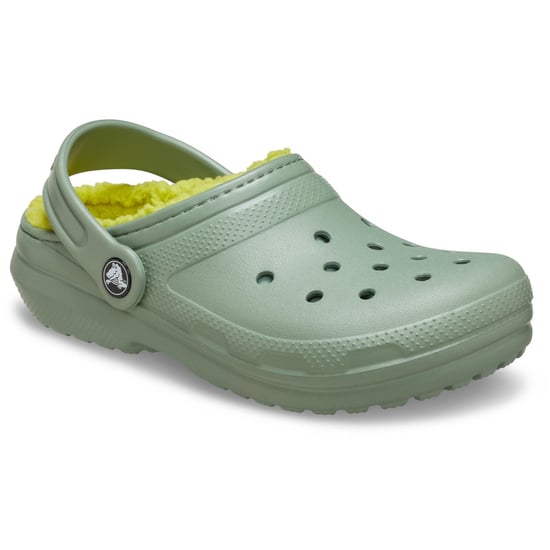 Crocs Classic Lined Thermoplastic Kid's Moss Clogs - Image 1