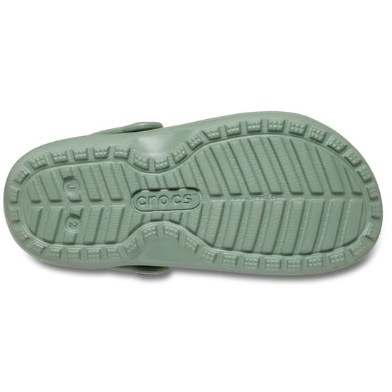 Crocs Classic Lined Thermoplastic Kid's Moss Clogs - Image 4