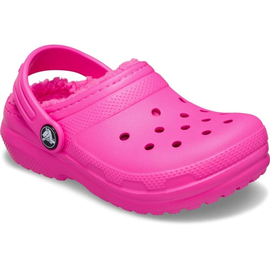 Crocs Classic Gevoerde Thermoplastische Kinder Roze Crush Klompen - Image 1