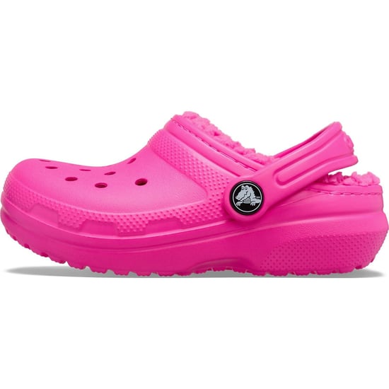 Crocs Classic Gevoerde Thermoplastische Kinder Roze Crush Klompen - Image 6